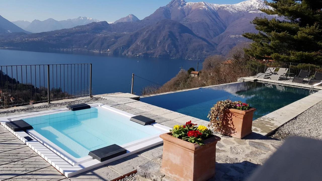 Villa Silvi Piscina Sauna E Hot Tub Perledo Exterior photo